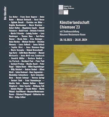 Folder der Ausstellung Künstlerlandschaft Chiemsee 23